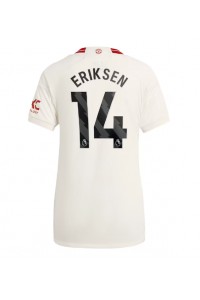 Fotbalové Dres Manchester United Christian Eriksen #14 Dámské Třetí Oblečení 2023-24 Krátký Rukáv